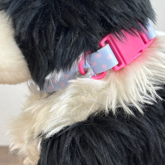 American Girl Doll Pet Puppy Dog Sheepdog Black & White Truly Me Posable 2017 - Picture 5 of 7